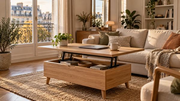 Top 5 tables basses relevables à considérer pour votre salon