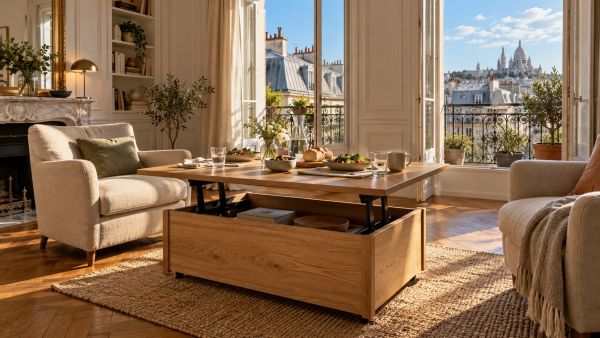 Top 5 tables basses relevables à considérer pour votre salon